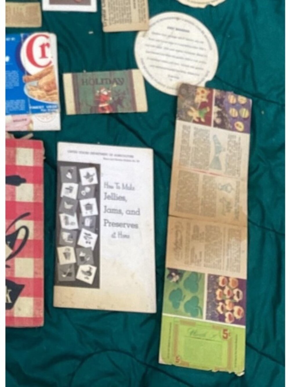 MCM Better Homes and Gardens New Cook Book Binder + Lot of Food Related Ephemera - Picture 9 of 15